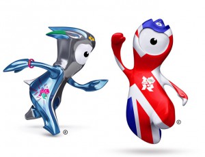 летняя Олимпиада 2012 - символы Венлок и Мандевиль